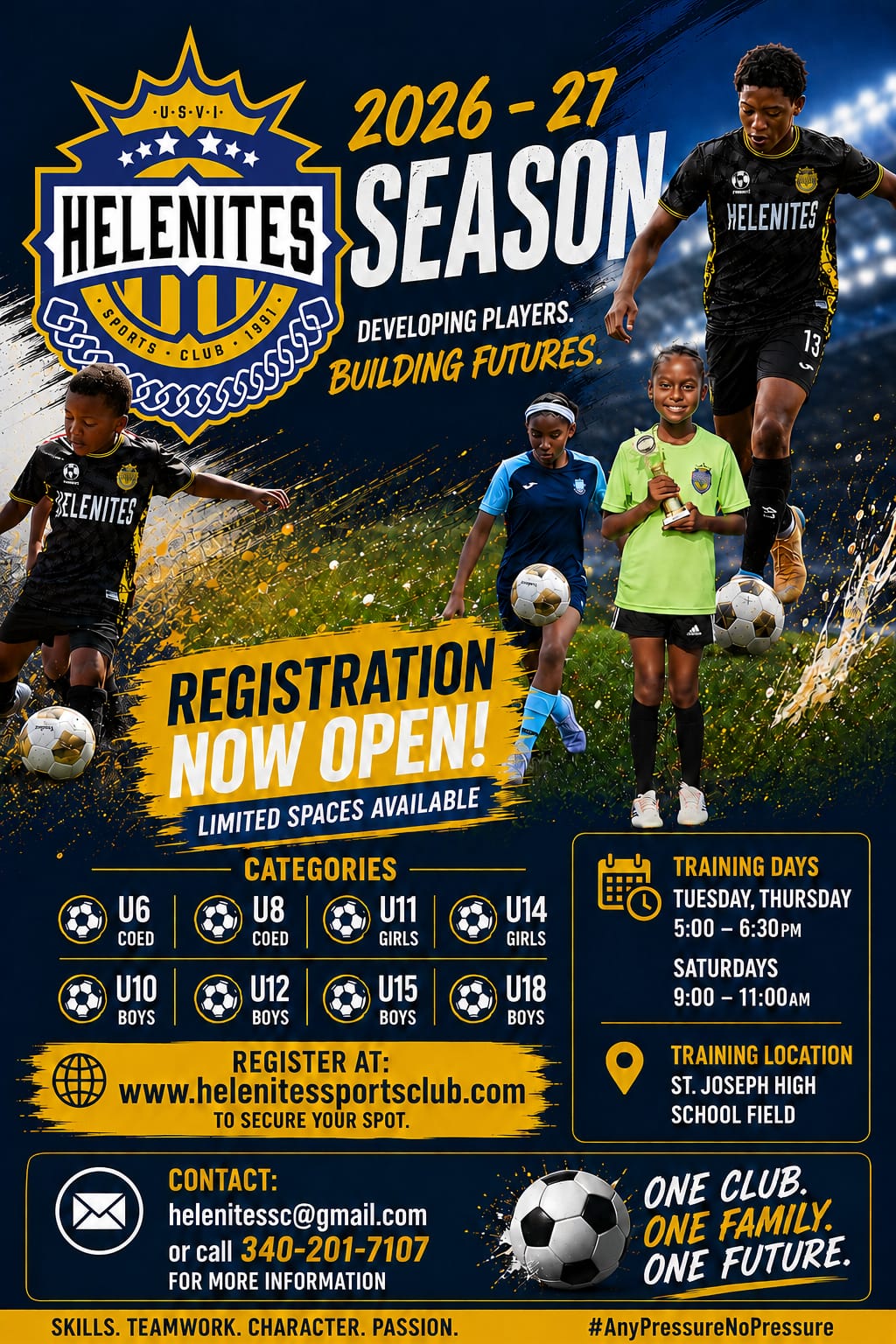 2026/27 REGISTRATION IS OPEN!!